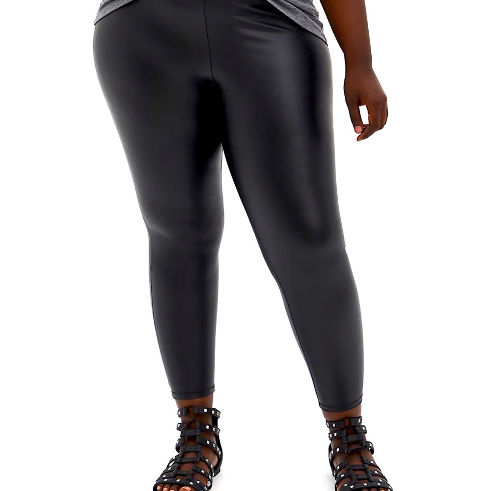 Faux Leather Leggings 3X